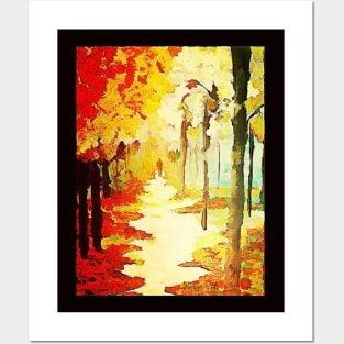 Autumn Walk Posters and Art